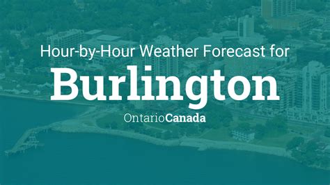 burlington weather hourly